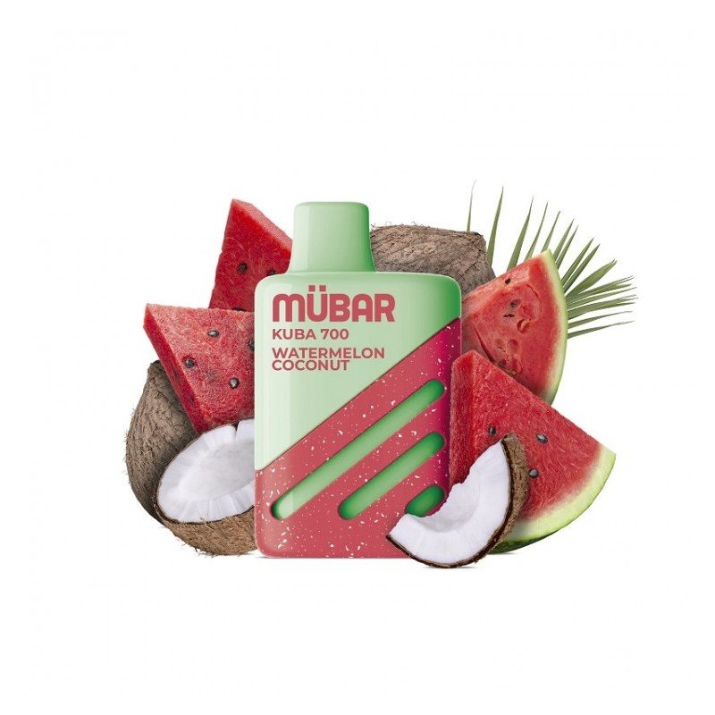Pod Desechable MUBAR KUBA 700 Watermelon Coconut 2%