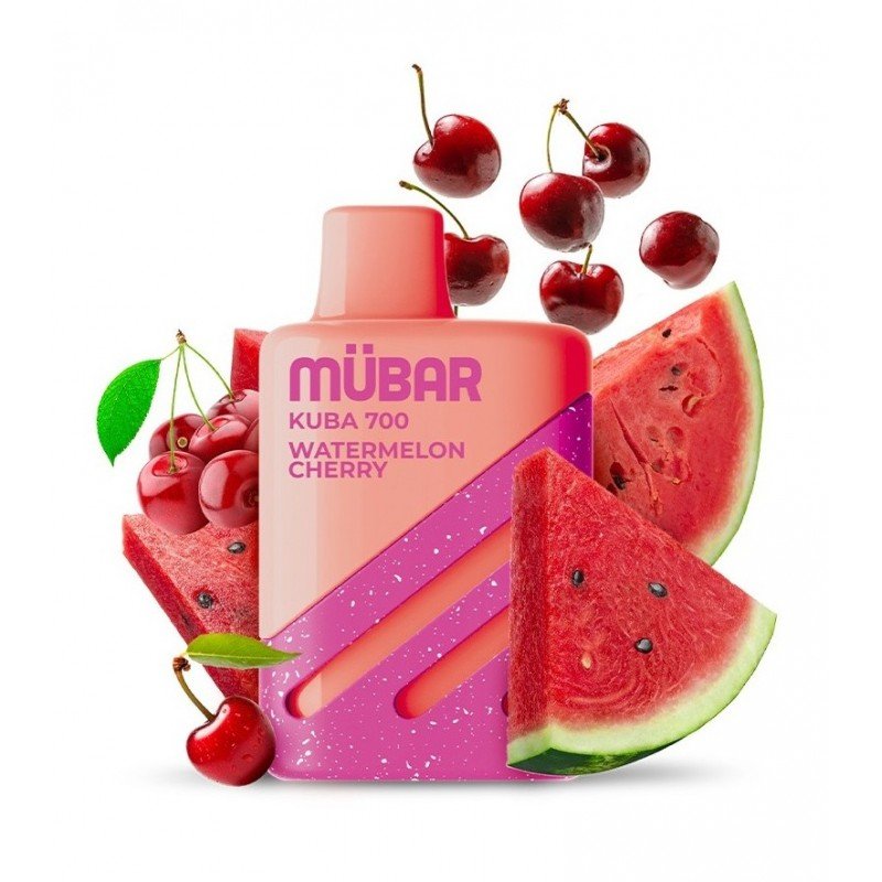 Pod Desechable MUBAR KUBA 700 Watermelon Cherry 2%