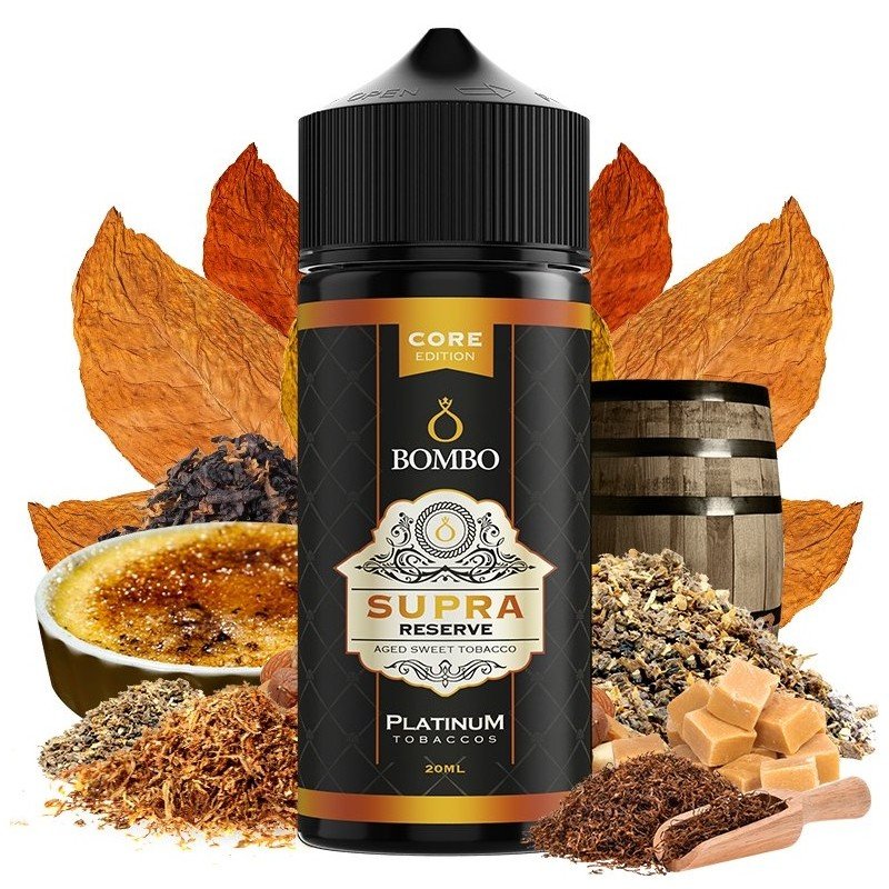 Aroma Supra Reserve Core 20ml/120 (Longfill) - Platinum Tobaccos by Bombo