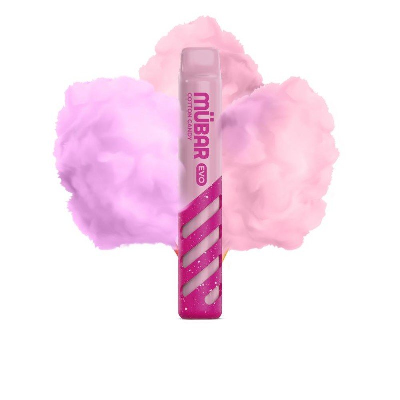 Mübar Evo 800 Disposable Cotton Candy 20mg