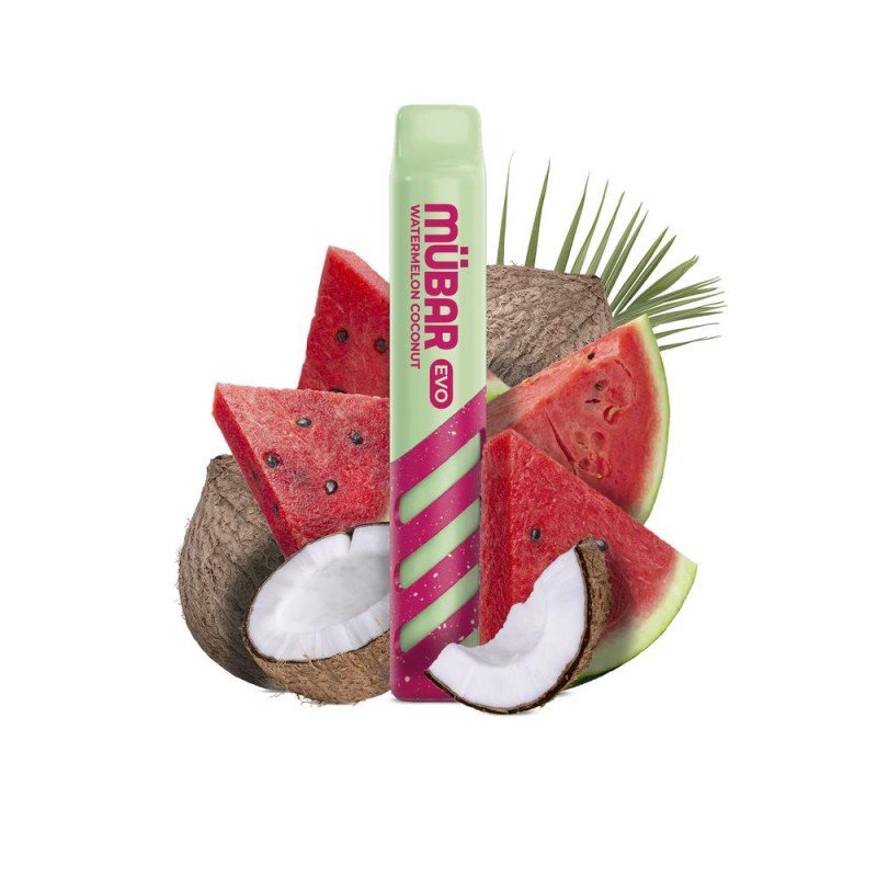 Mübar Evo 800 Disposable Watermelon Coconut 20mg