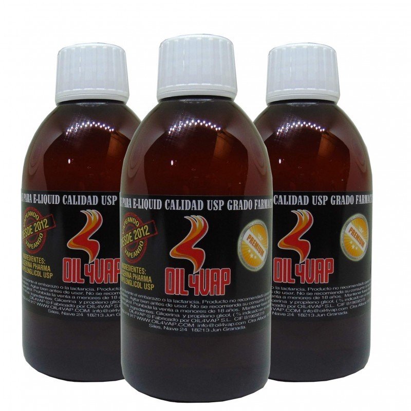 BASE VAPEO OIL4VAP 200ML SIN NICOTINA - 40pg/60vg